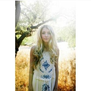 Free People Diamond in the Sky Midi Dress Boho Bohemian.